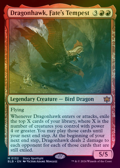 Dragonhawk, Fate's Tempest (Foil) (BLB)