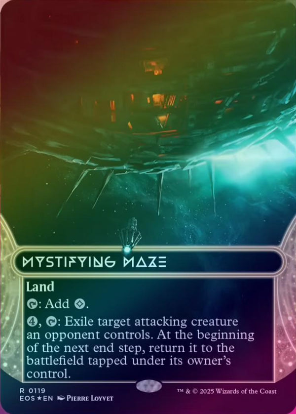 Mystifying Maze - Borderless (Galaxy Foil) (EOS)