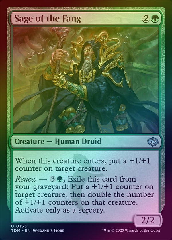 Sage of the Fang (Foil) (TDM)