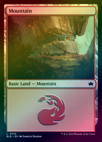 Mountain (375) (Foil) (BLB)