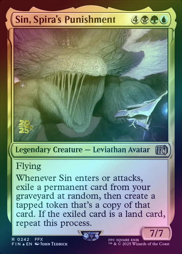 Sin, Spira's Punishment - Prerelease Promo (Foil) (PFIN)