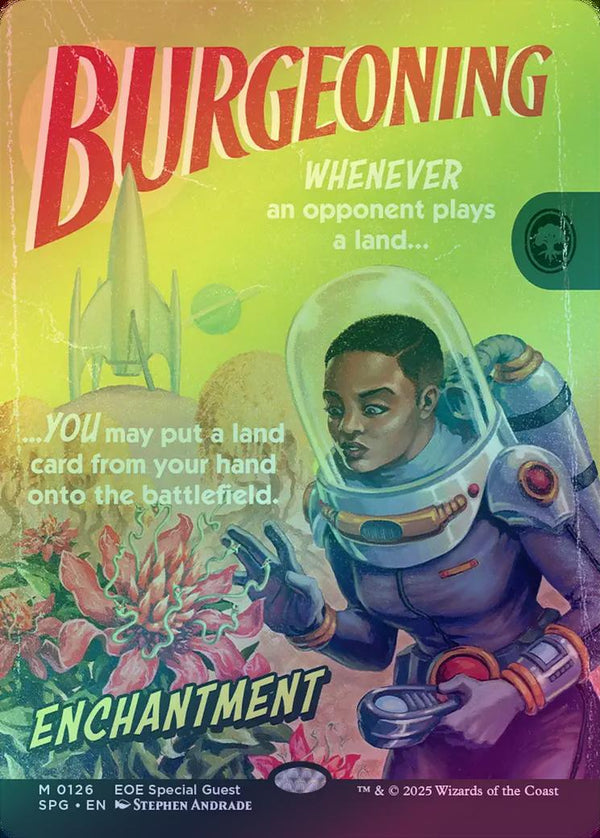 Burgeoning - Borderless (Foil) (SPG)