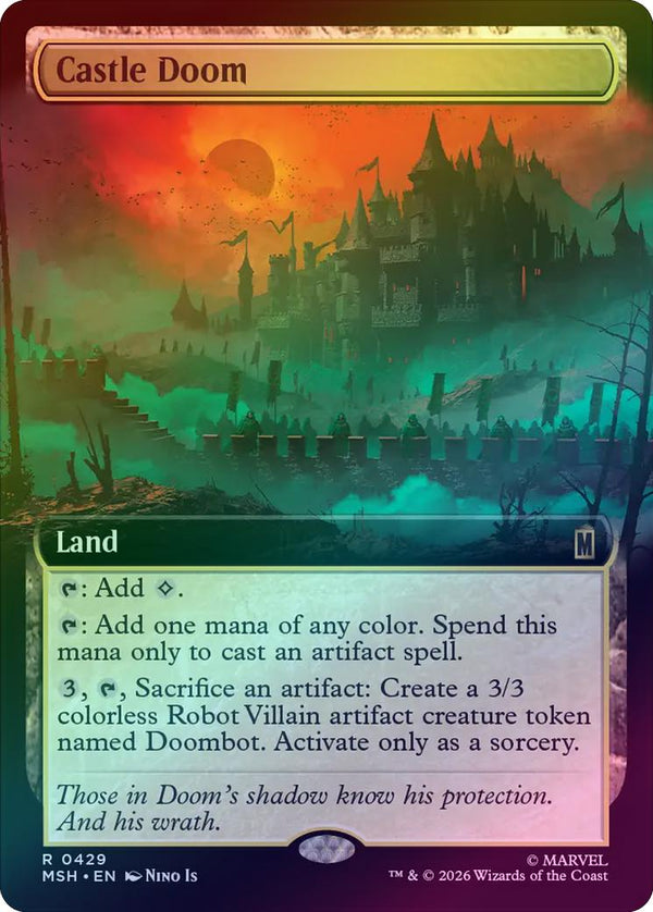 Castle Doom - Extended Art (Foil) (MSH) (Pre-Order)