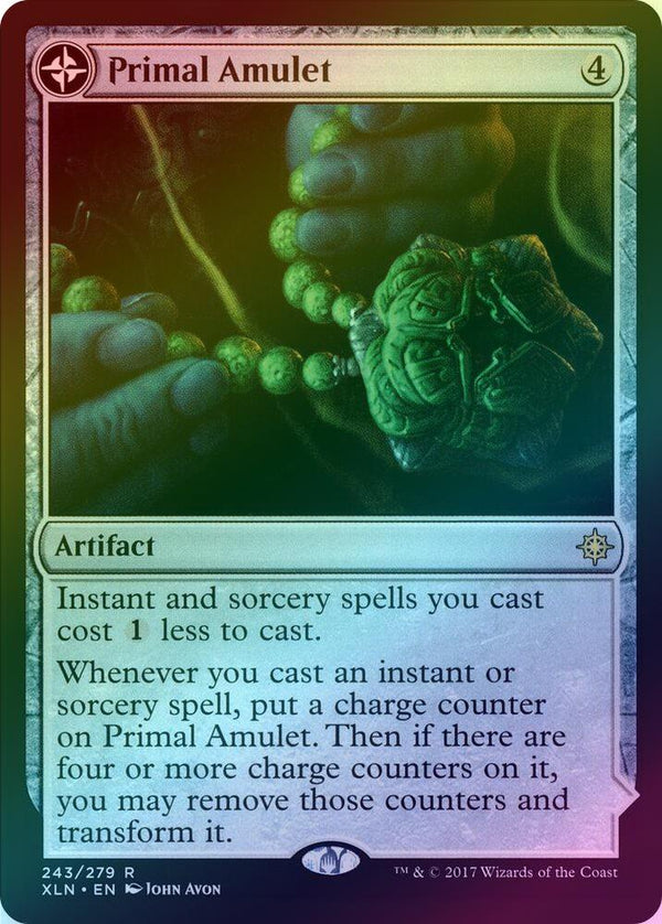 Primal Amulet // Primal Wellspring (Foil) (XLN)