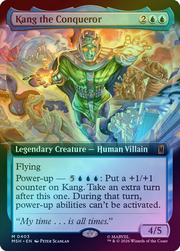 Kang the Conqueror - Extended Art (Foil) (MSH) (Pre-Order)