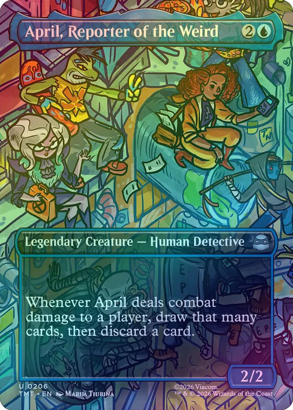 April, Reporter of the Weird - Borderless Scene (Foil) (TMT)