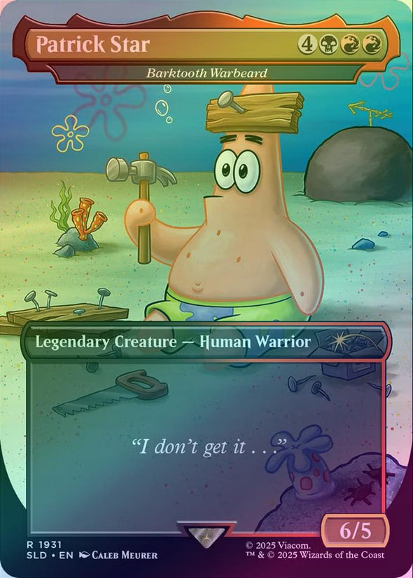 Patrick Star // Barktooth Warbeard - Spongebob Squarepants: Legends of Bikini Bottom (Foil) (SLD)