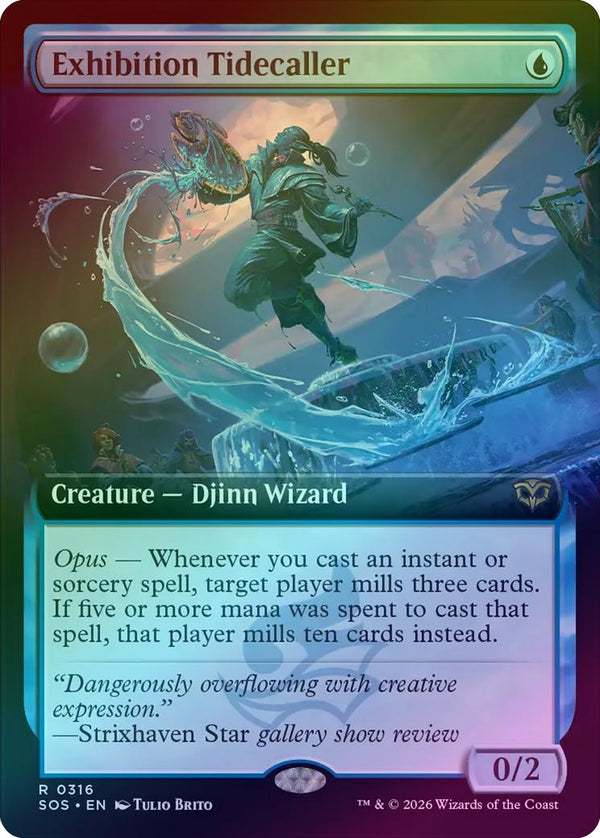 Exhibition Tidecaller - Extended Art (Foil) (SOS)
