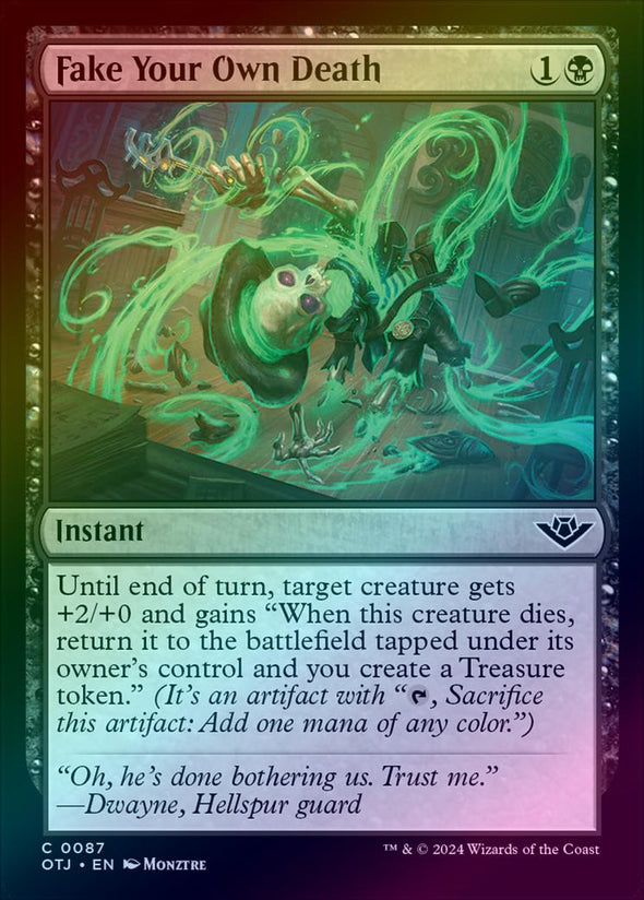 Fake Your Own Death (Foil) (OTJ)