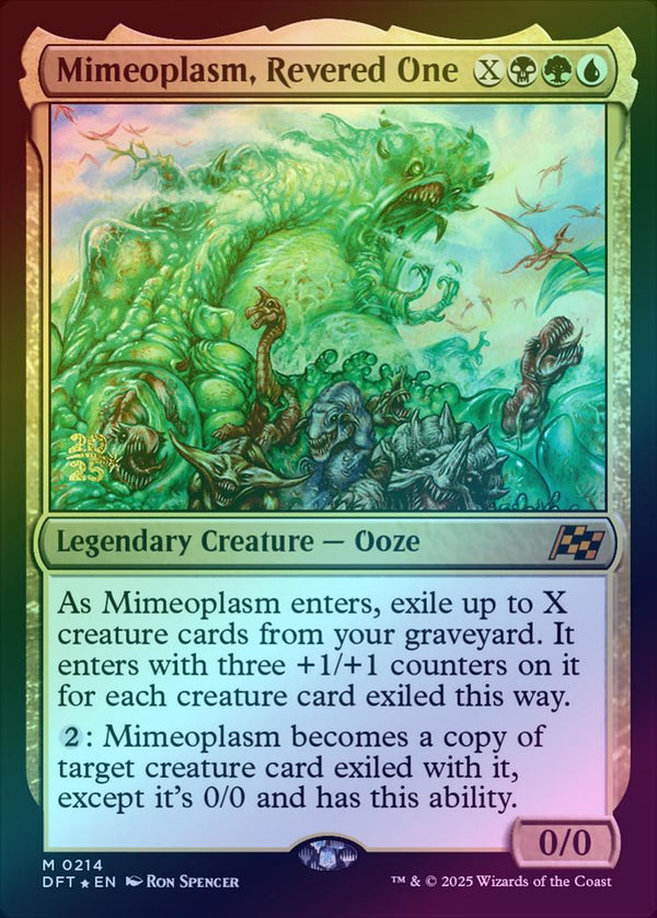 Mimeoplasm, Revered One - Prerelease Promo (Foil) (PDFT)