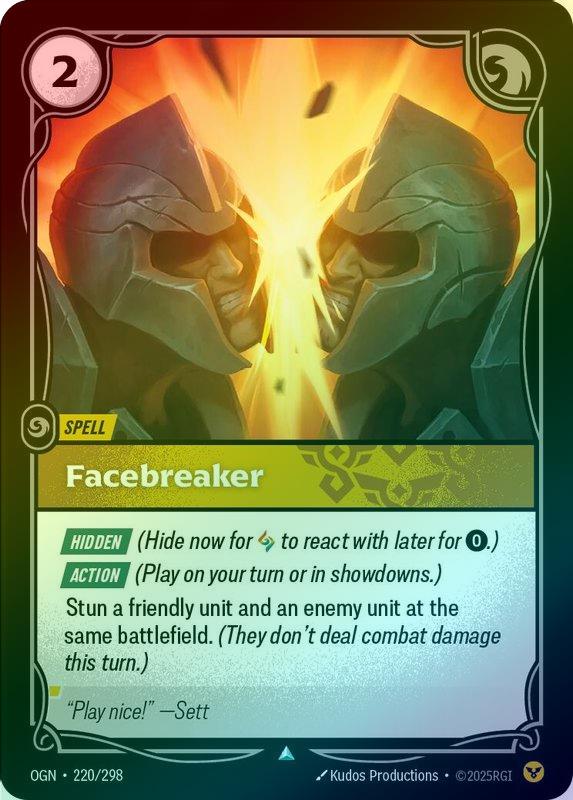 Facebreaker - 220/298 - Uncommon (Foil)