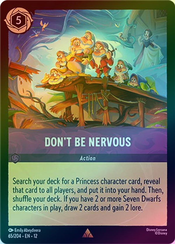 Don't Be Nervous - 65/204 - Rare (Foil)