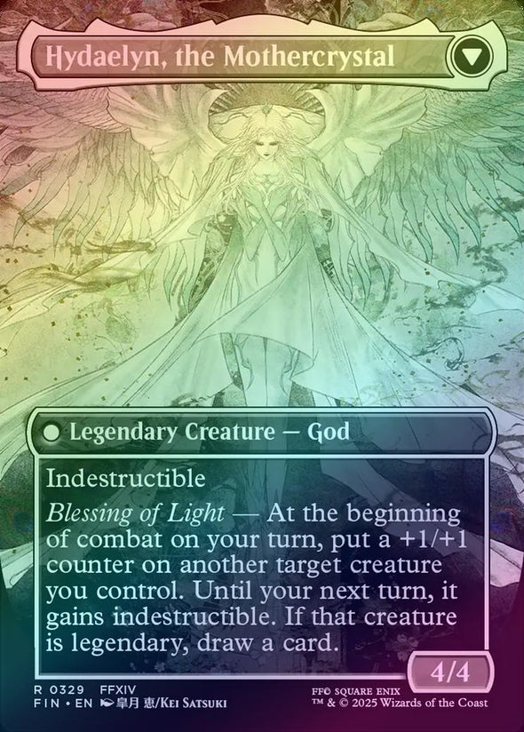 Venat, Heart of Hydaelyn // Hydaelyn, the Mothercrystal - Borderless (Foil) (FIN)