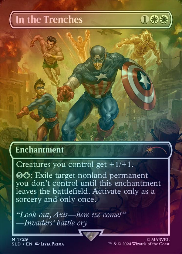 In the Trenches - Marvel's Captain America (Rainbow Foil) (SLD)