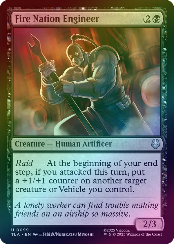 Fire Nation Engineer (Foil) (TLA)