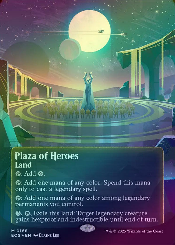 Plaza of Heroes - Borderless Poster (Galaxy Foil) (EOS)