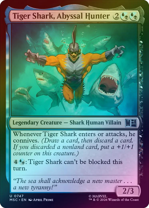Tiger Shark, Abyssal Hunter (Foil) (MSC)
