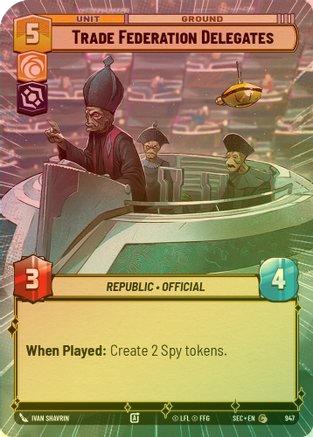 Trade Federation Delegates (Hyperspace Foil) - 947 - Common (Foil)