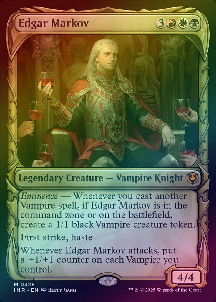 401 Games Canada - Edgar Markov - Fang Frame Showcase (Foil) (INR)