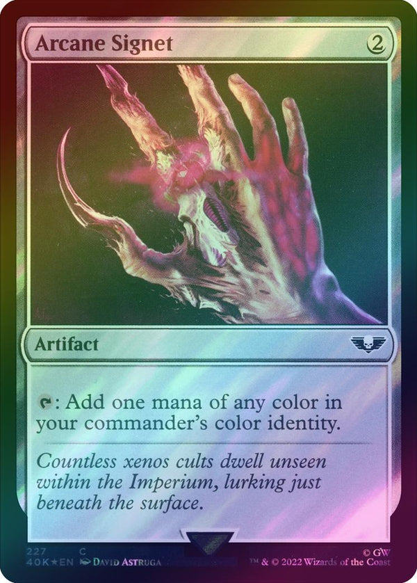 Arcane Signet (227) (Surge Foil) (40K)