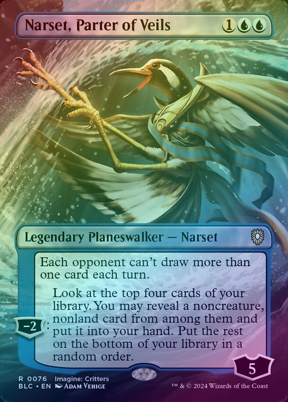 Narset, Parter of Veils - Borderless (Foil) (BLC)