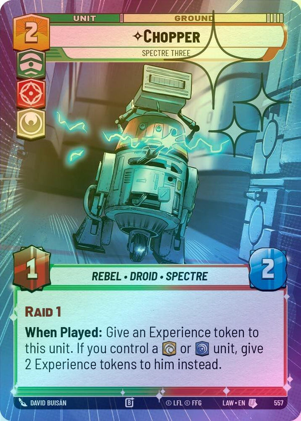 Chopper - Spectre Three (Hyperspace Foil) - 557 - Uncommon (Foil)