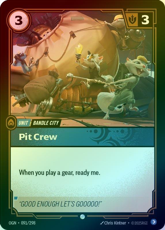 Pit Crew - 091/298 - Common (Foil)