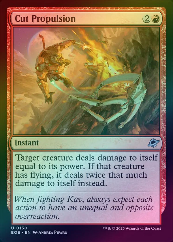 Cut Propulsion (Foil) (EOE)