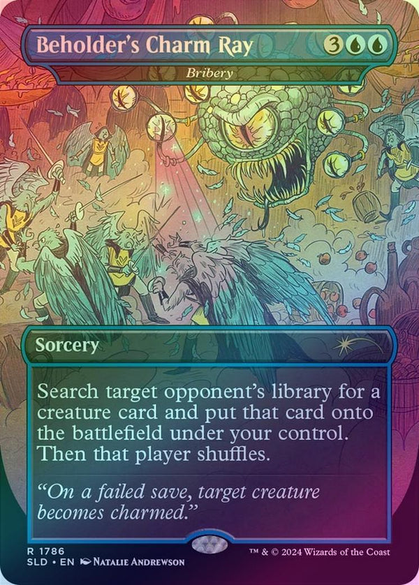 Beholder's Charm Ray // Bribery - Death is in the Eye of the Beholder (Rainbow Foil) (SLD)