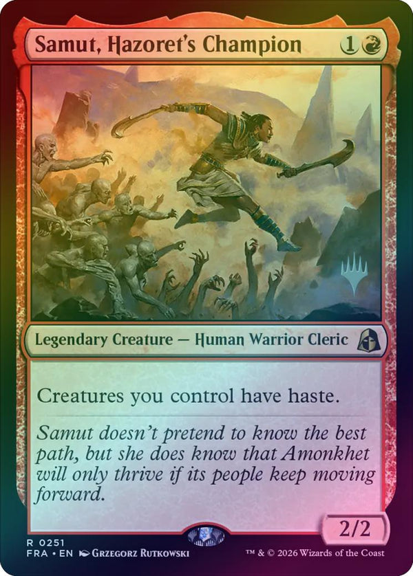 Samut, Hazoret's Champion - Promo Pack (Foil) (PFRA)