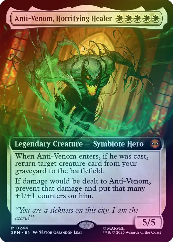 Anti-Venom, Horrifying Healer - Extended Art (Foil) (SPM)