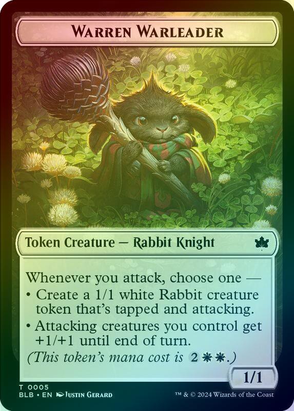 Fish // Warren Warleader Token (Foil) (TBLB)