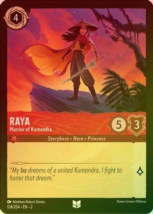 Raya (Warrior of Kumandra) - 124/204 - Uncommon (Foil)