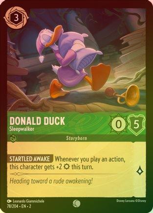 Donald Duck (Sleepwalker) - 78/204 - Common (Foil)