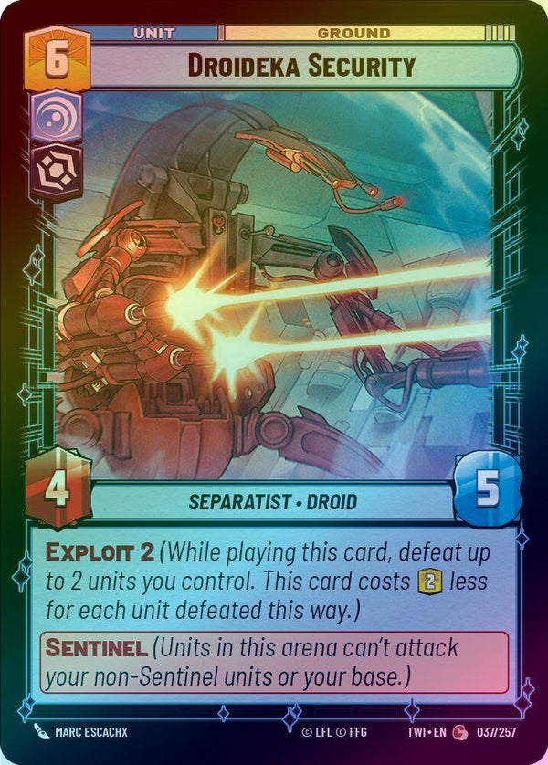 Droideka Security - 037/257 - Common (Foil)