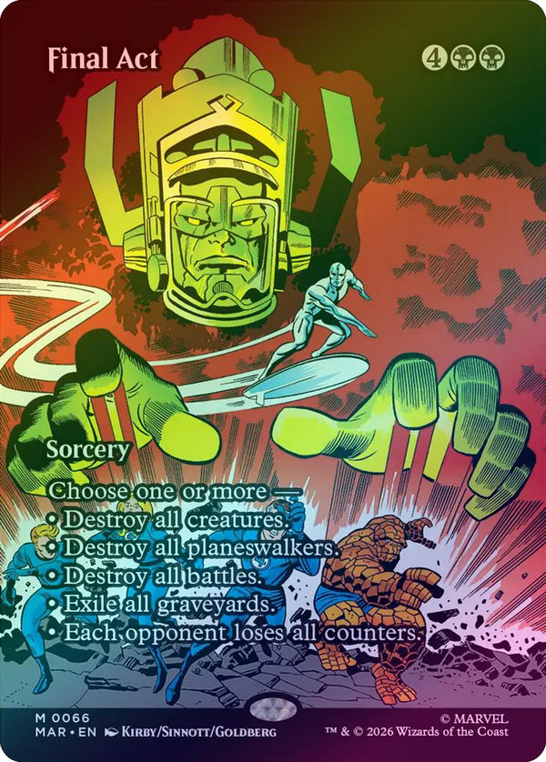 Final Act - Source Material Showcase (Foil) (MAR) (Pre-Order)