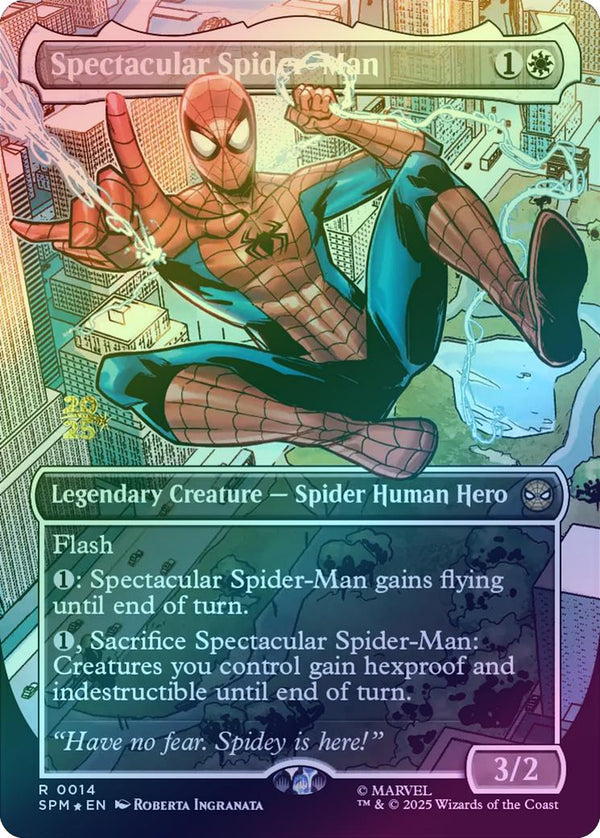 Spectacular Spider-Man - Full Art - Prerelease Promo (Foil) (PSPM)
