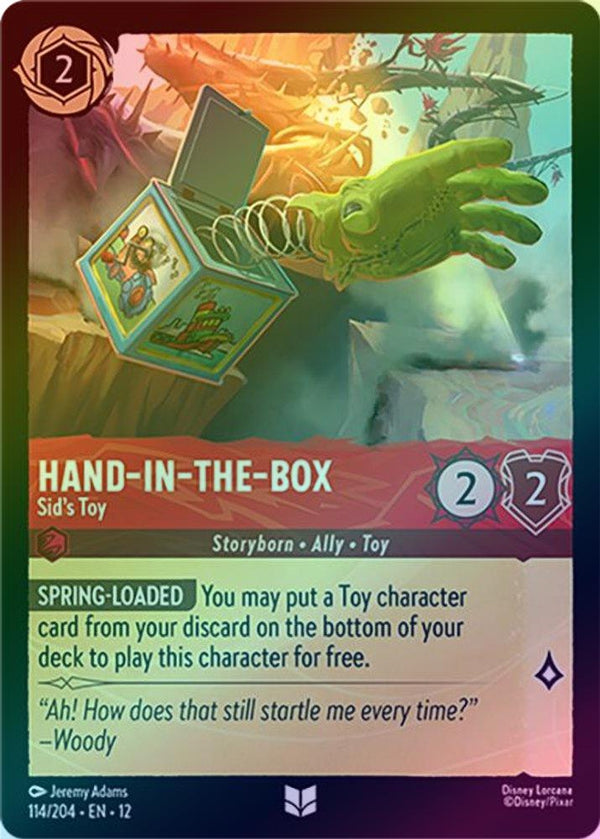 Hand-in-the-Box (Sid's Toy) - 114/204 - Uncommon (Foil)