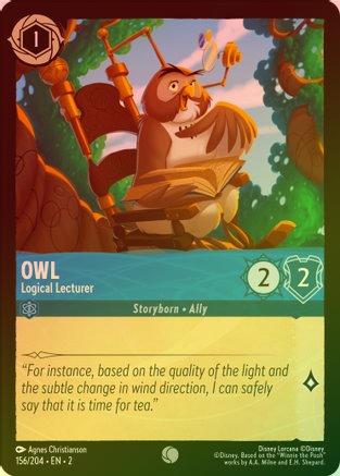 Owl (Logical Lecturer) - 156/204 - Common (Foil)