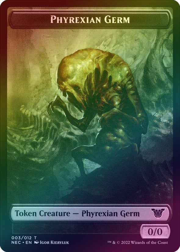 Phyrexian Germ // Spirit (002) Token (Foil) (TNEC)