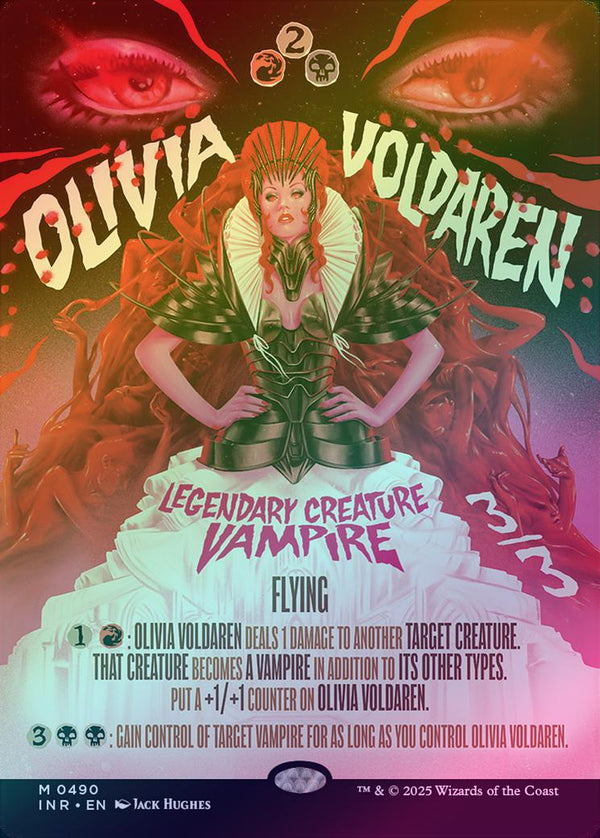 Olivia Voldaren - Borderless Movie Poster (Foil) (INR)