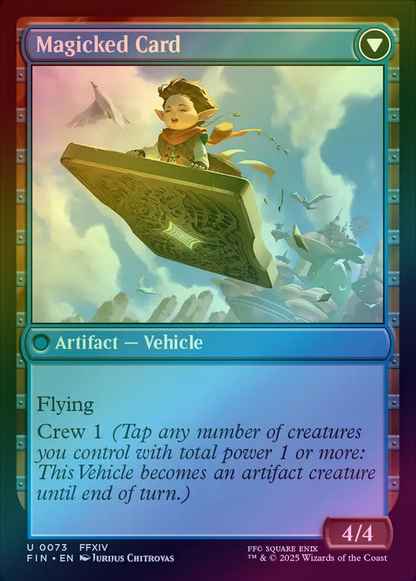 Sidequest: Card Collection // Magicked Card (Foil) (FIN)