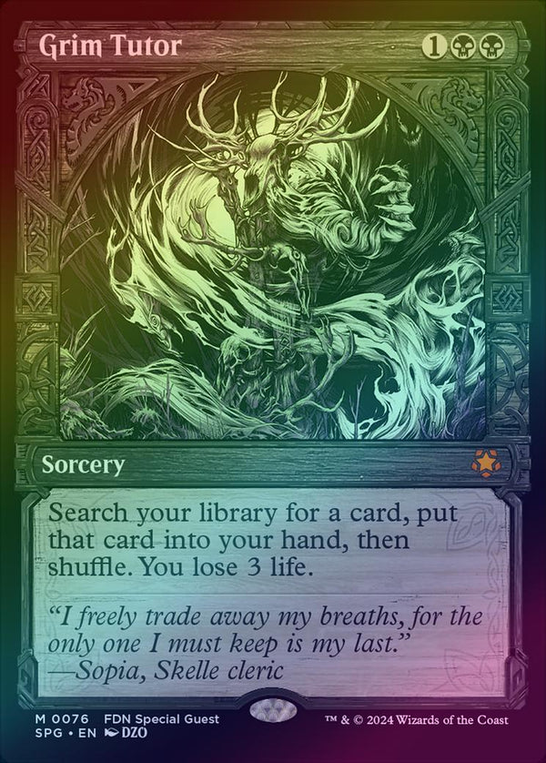 Grim Tutor - Showcase (Foil) (SPG)