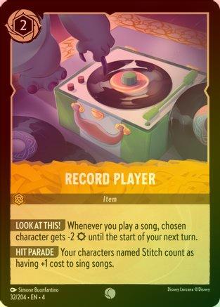 Record Player - 32/204 - Common (Foil)