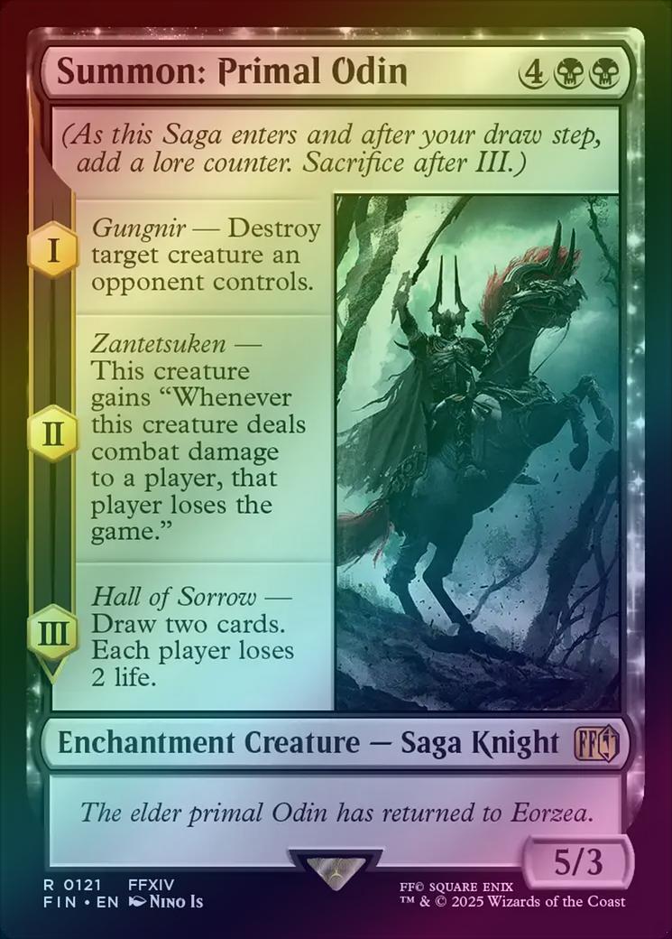 401 Games Canada - Summon: Primal Odin (Foil) (FIN) 401 Games Canada - Summon: Primal Odin (Foil) (FIN)