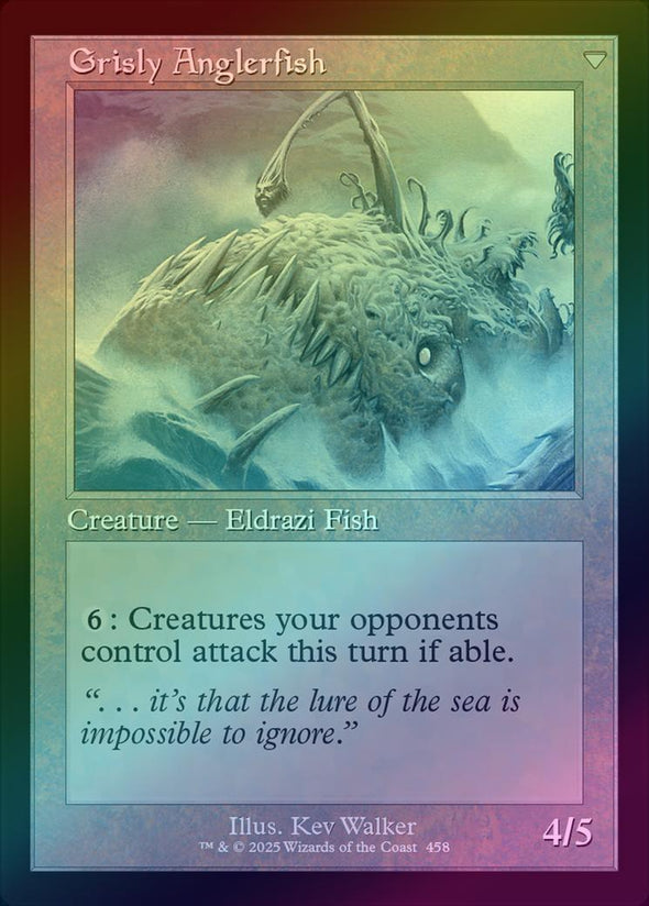 Grizzled Angler // Grisly Anglerfish - Retro Frame (Foil) (INR)