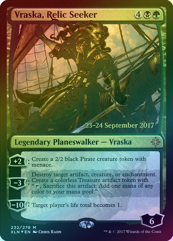 Vraska, Relic Seeker - Prerelease Promo (Foil) (PXLN)