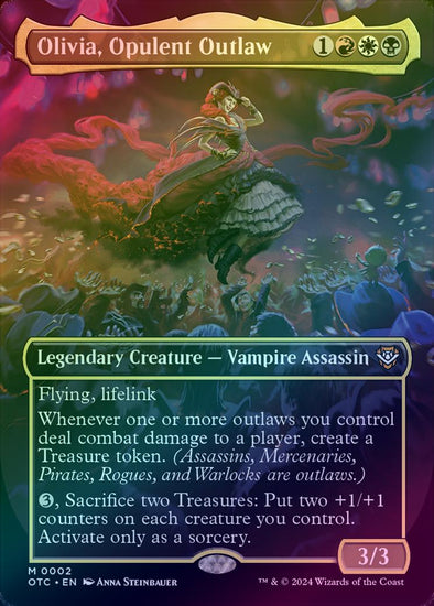 401 Games Canada - Olivia, Opulent Outlaw - Borderless (Foil) (OTC) 401 Games Canada - Olivia, Opulent Outlaw - Borderless (Foil) (OTC)