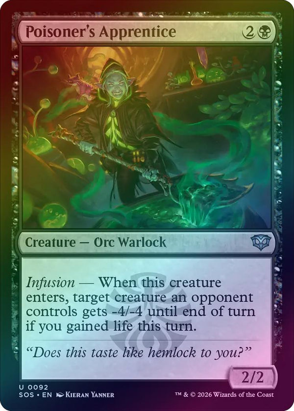 Poisoner's Apprentice (Foil) (SOS)