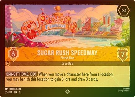 Sugar Rush Speedway (Finish Line) - 35/204 - Super Rare (Foil)